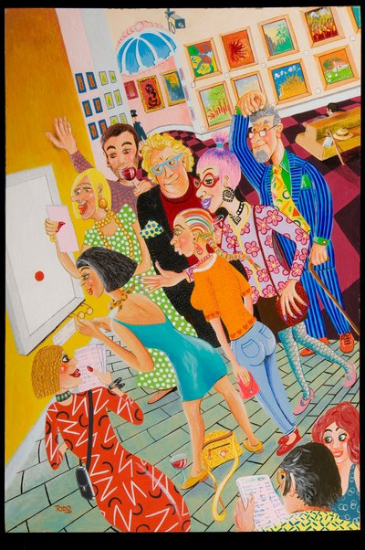 Önizleme, 2010 (gemide akrilik) by Tony Todd